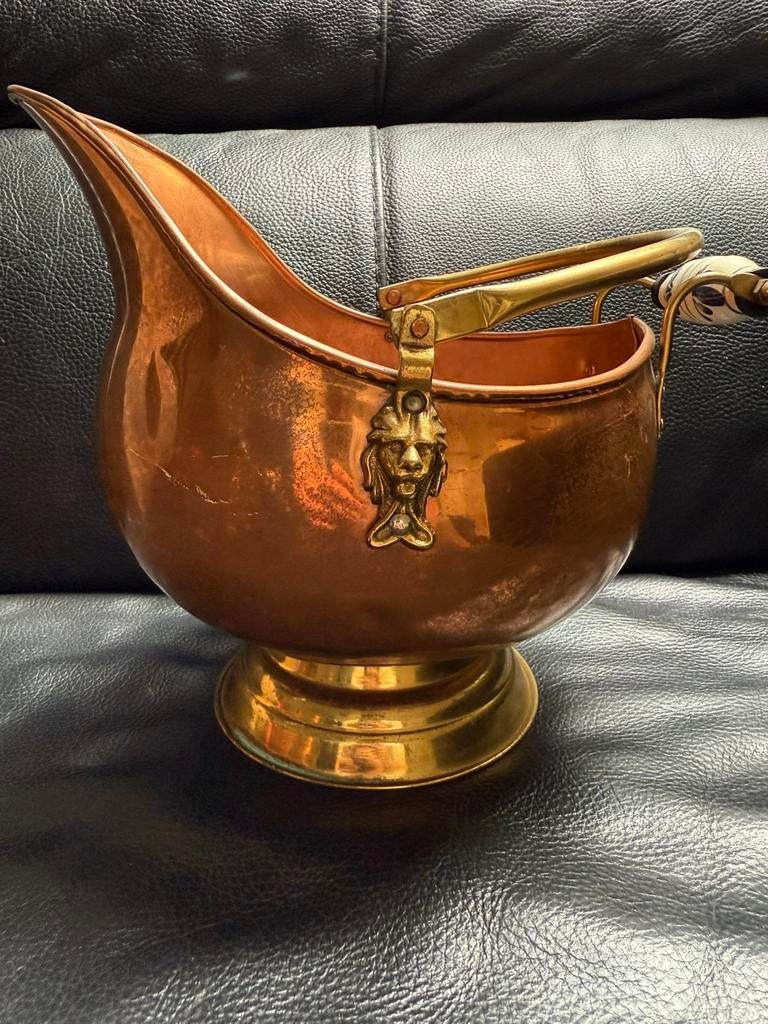 Koperen plantenbak, Antiek en Kunst, Antiek | Brons en Koper, Ophalen of Verzenden