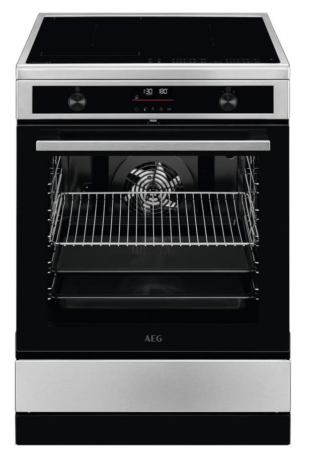 Poêle électrique AEG Vitro CIB6490APM, Electroménager, AEG, Comme neuf, Enlèvement, Air chaud