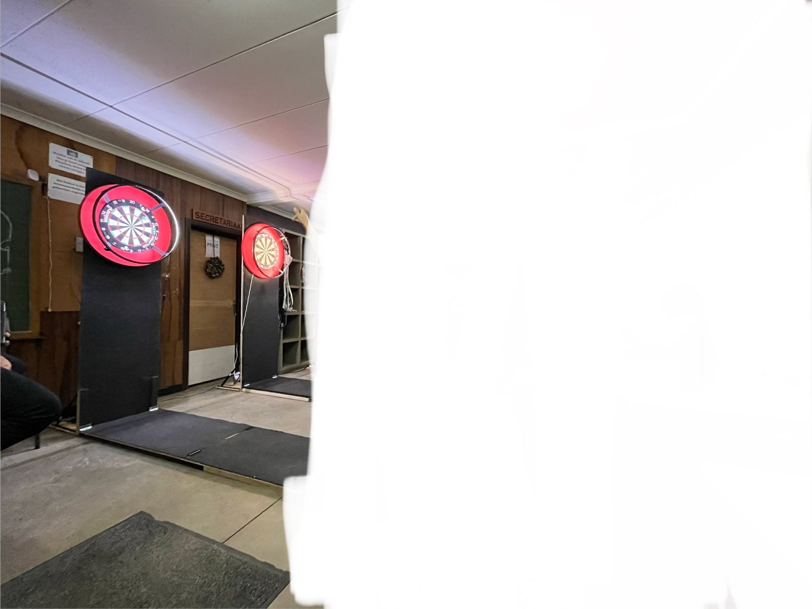 Dartsstand opplooibaar, Enlèvement