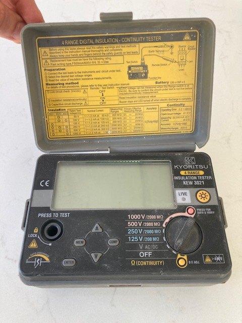 Kyoritsu Insulation Continuity Tester KEW 3021, Doe-het-zelf en Bouw, Meetapparatuur, Ophalen, Gebruikt