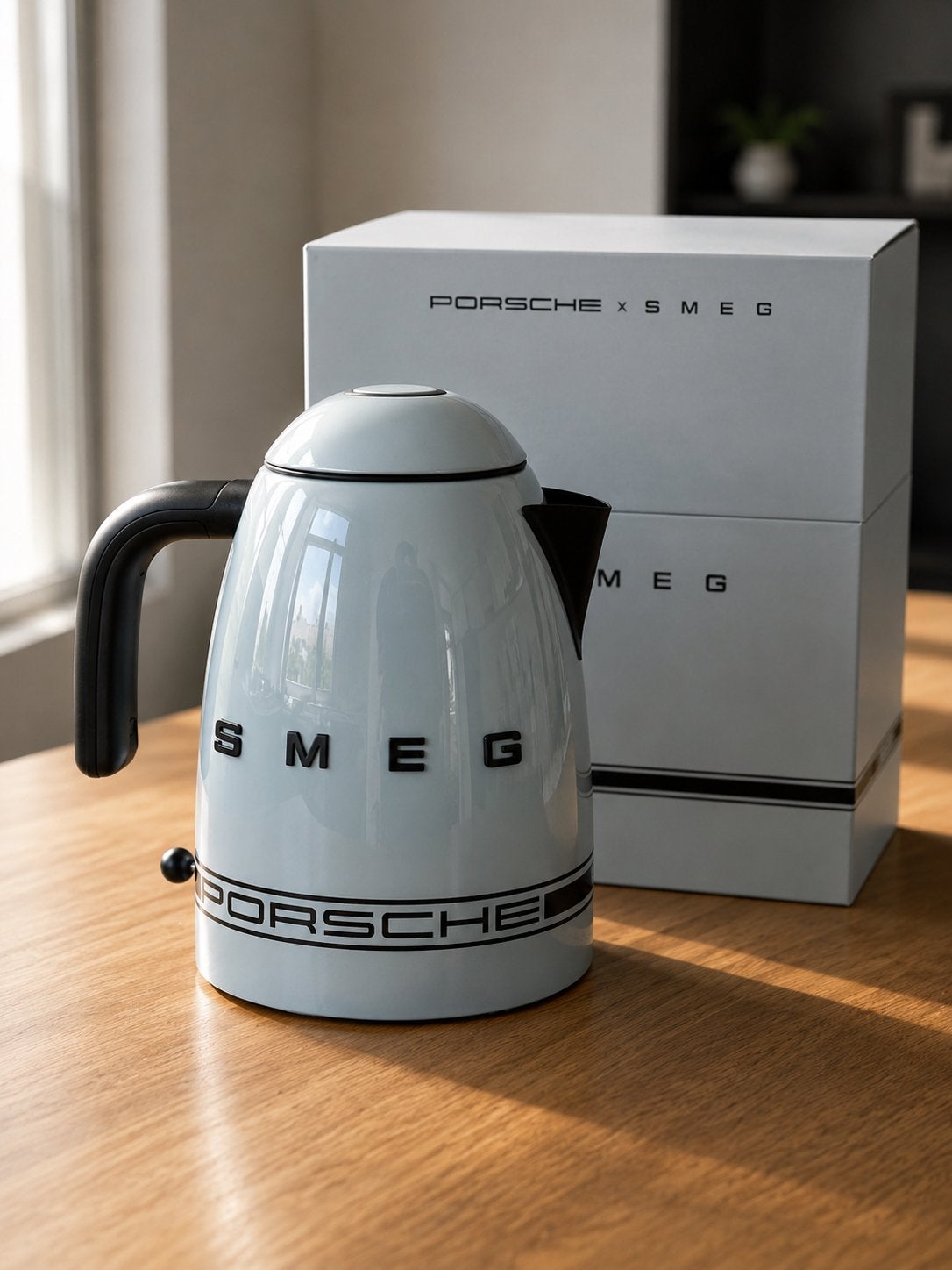 Nieuwe Porsche x SMEG Waterkoker – Limited, Electroménager, Bouilloires, Enlèvement, Comme neuf