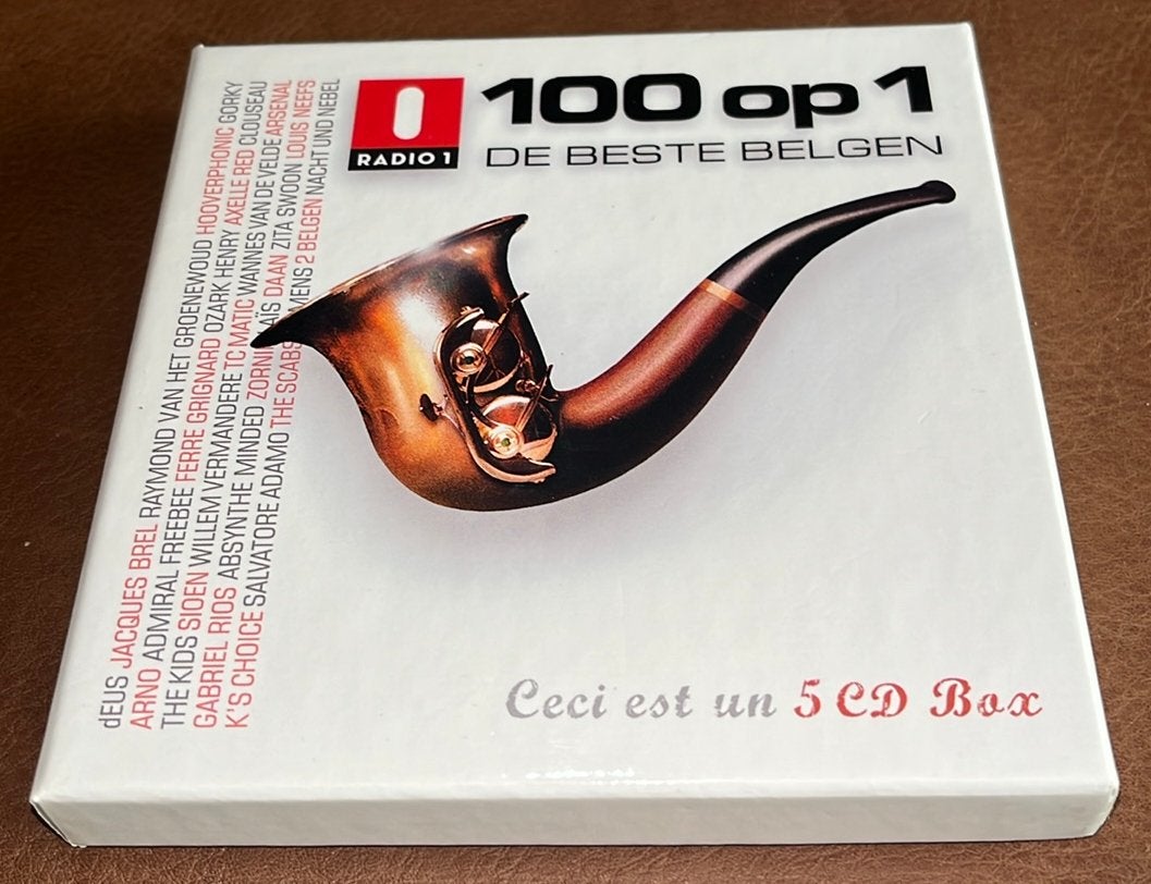 100 Op 1 - De Beste Belgen (Radio 1) - 5CD Box, Cd's en Dvd's, Ophalen of Verzenden, Zo goed als nieuw
