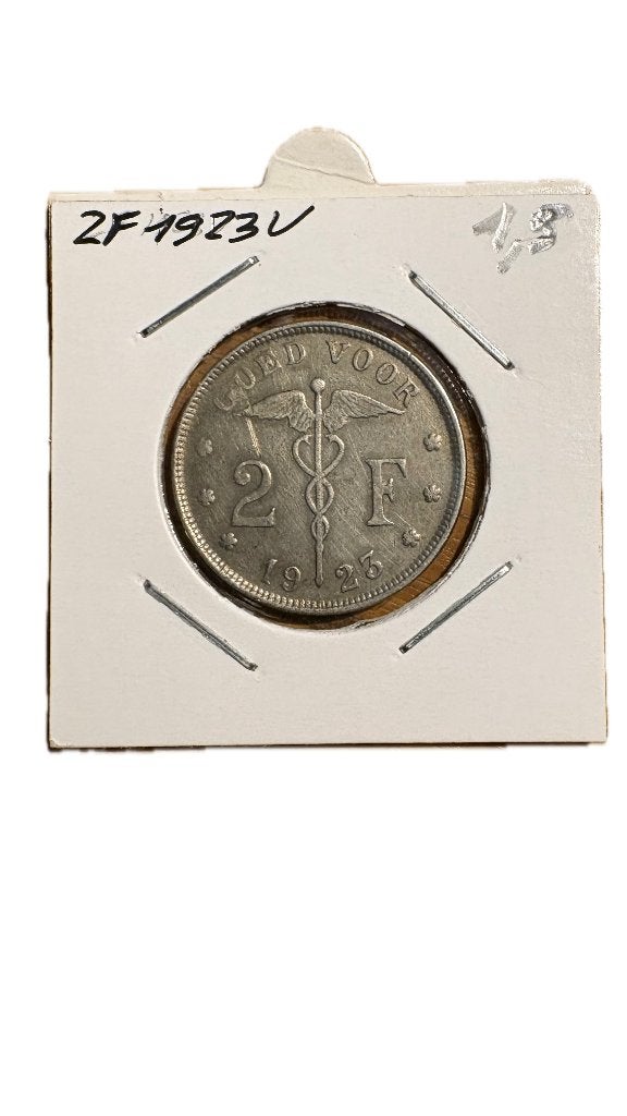 ALBERT I : 2 FRANCS 1923V, Enlèvement ou Envoi