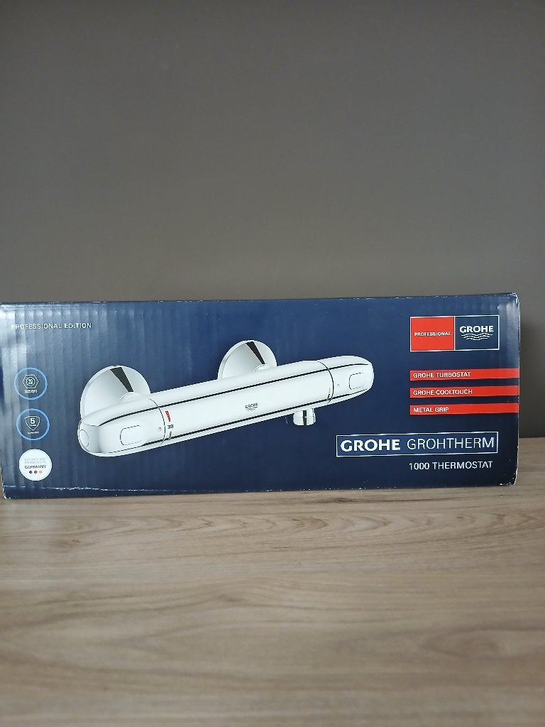 Nieuwe Grohe Grohtherm douchekraan, Doe-het-zelf en Bouw, Sanitair, Ophalen, Nieuw, Chroom, Kraan