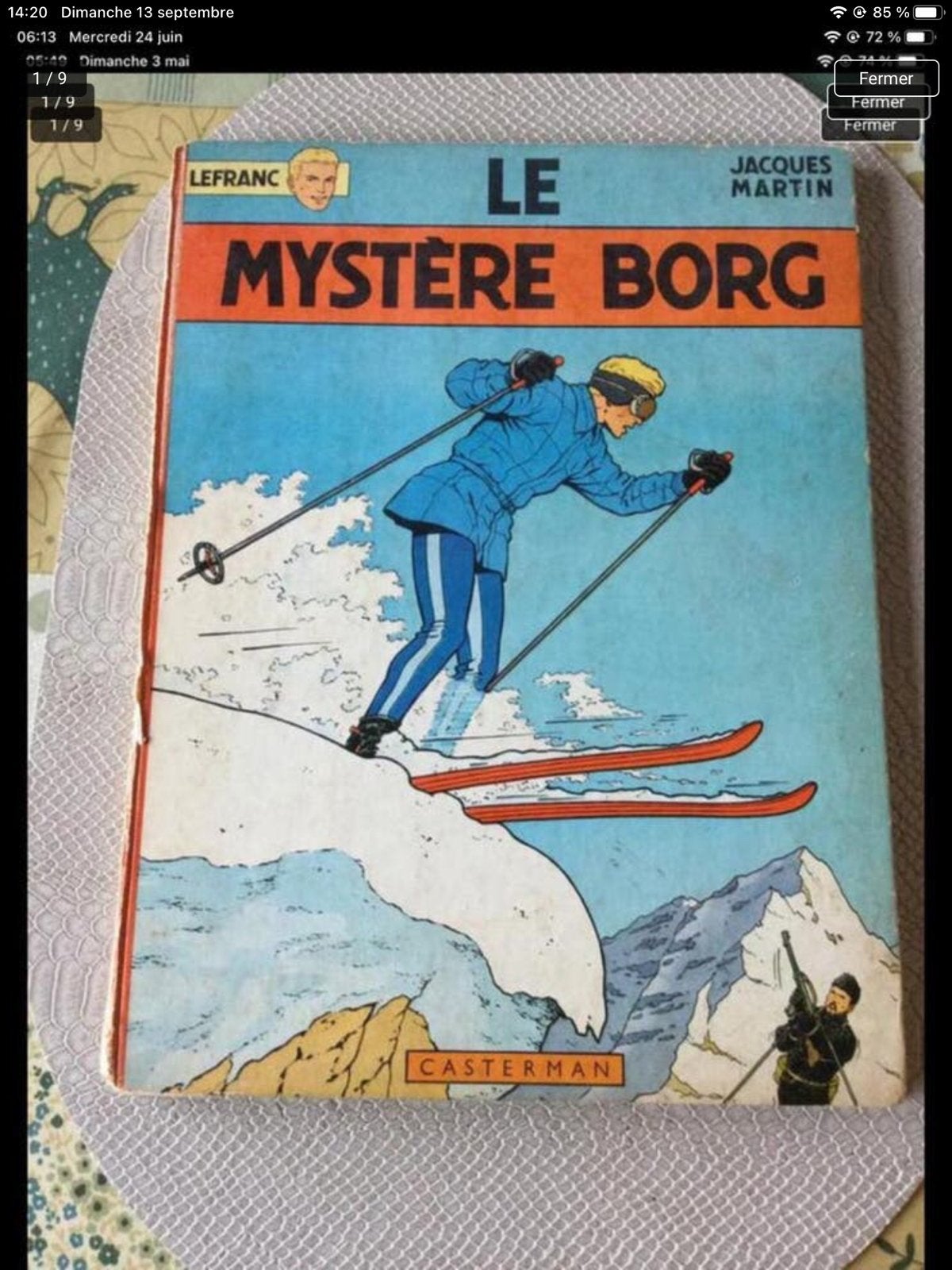 LE MYSTÈRE BORG, Livres, Comme neuf
