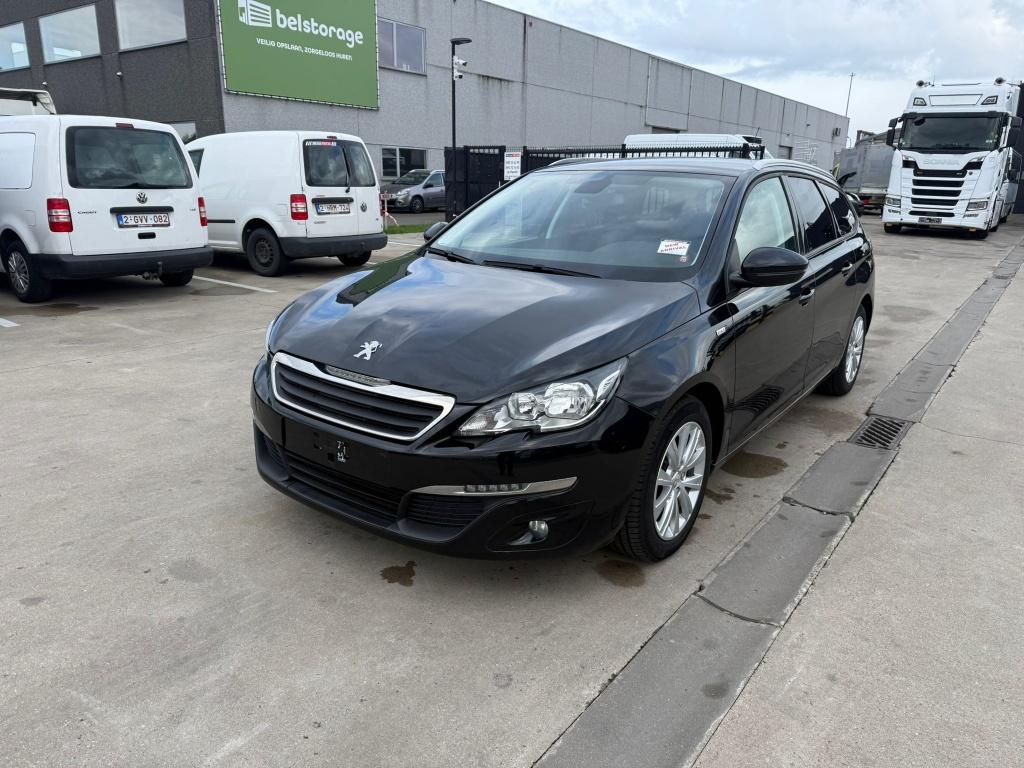 Peugeot 308 (Stock ID 26132), Auto's, Stof, Zwart, Bedrijf, 5 deurs