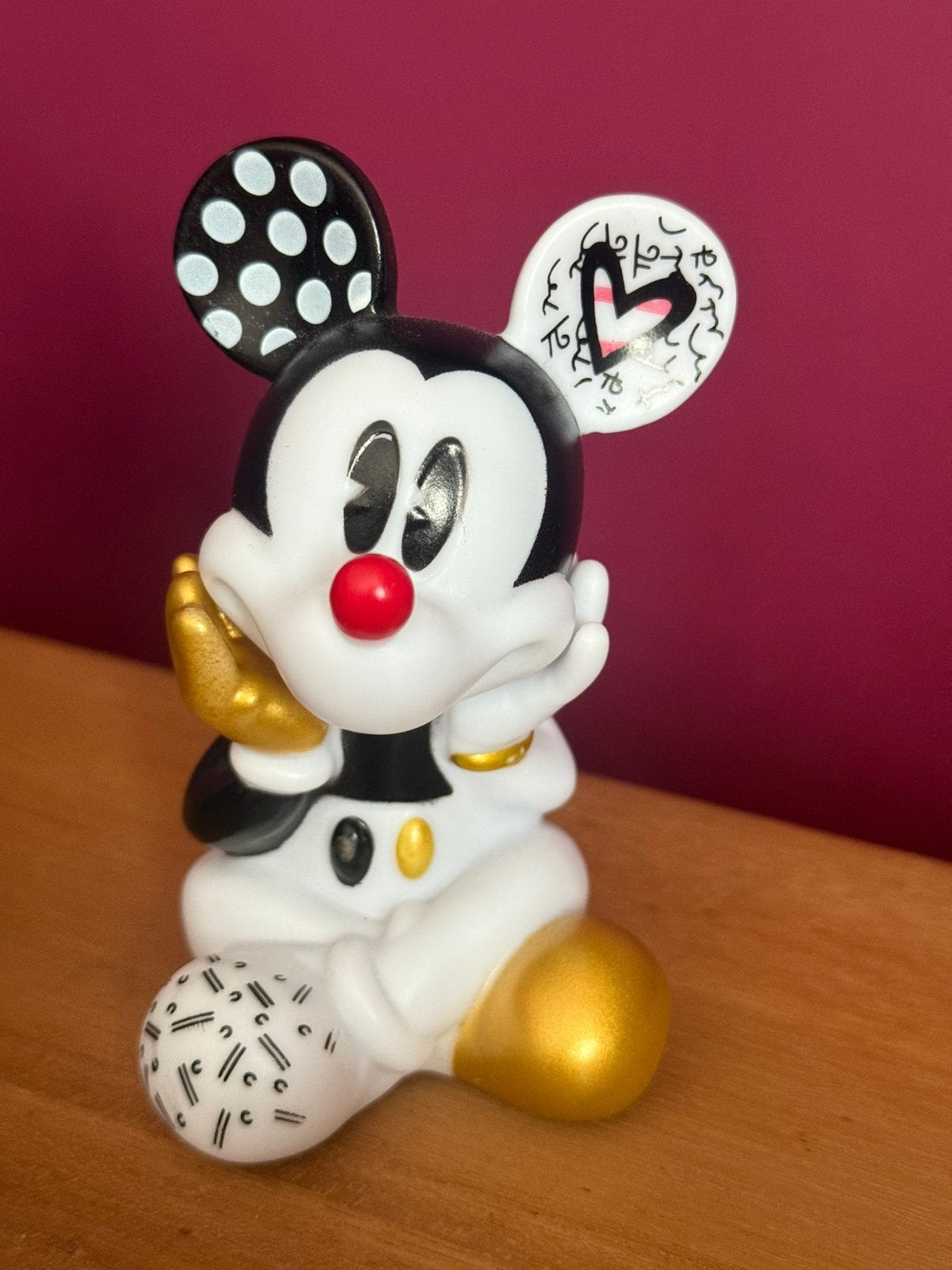Statue en plastique Mickey Mouse Vintage, Enlèvement ou Envoi, Comme neuf