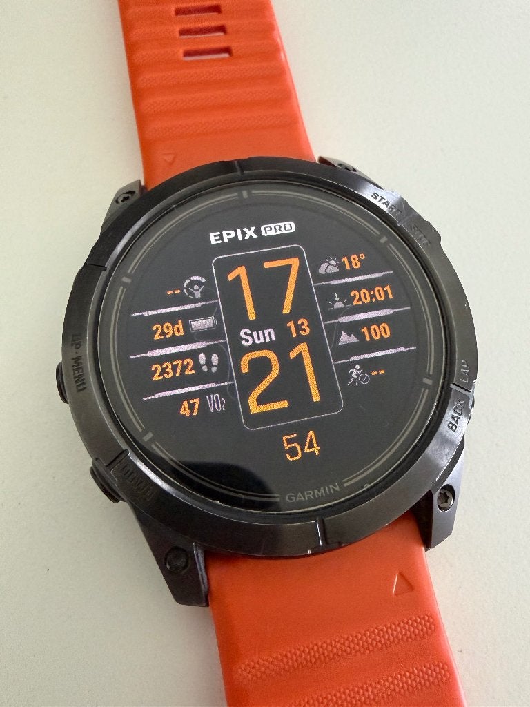 Garmin Epix Pro (Gen 2) 51mm met accessoires, Étanche, Enlèvement ou Envoi, Comme neuf, Garmin Epix Gen 2