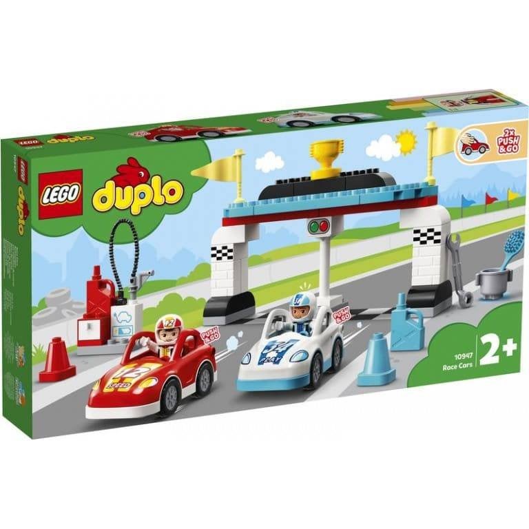 DUPLO lego racewagens, Nieuw, Ophalen of Verzenden, Duplo, Complete set