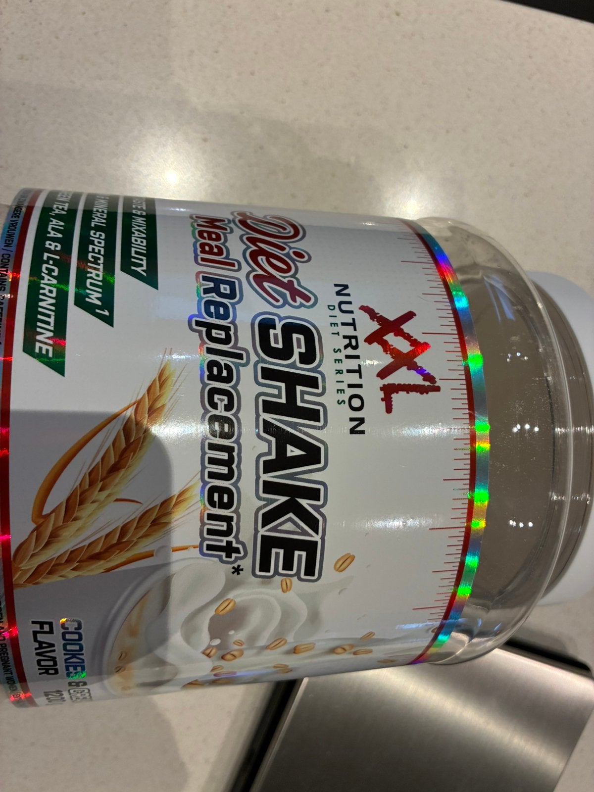 Xxl cookies & cream diet shake 1200gr, Enlèvement, Utilisé