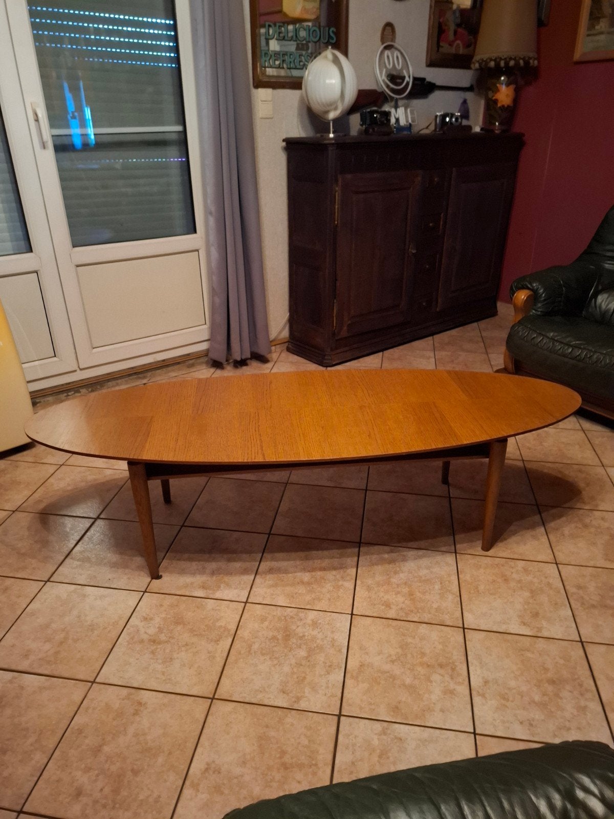 Zweedse salontafel 1960 1970, Ophalen