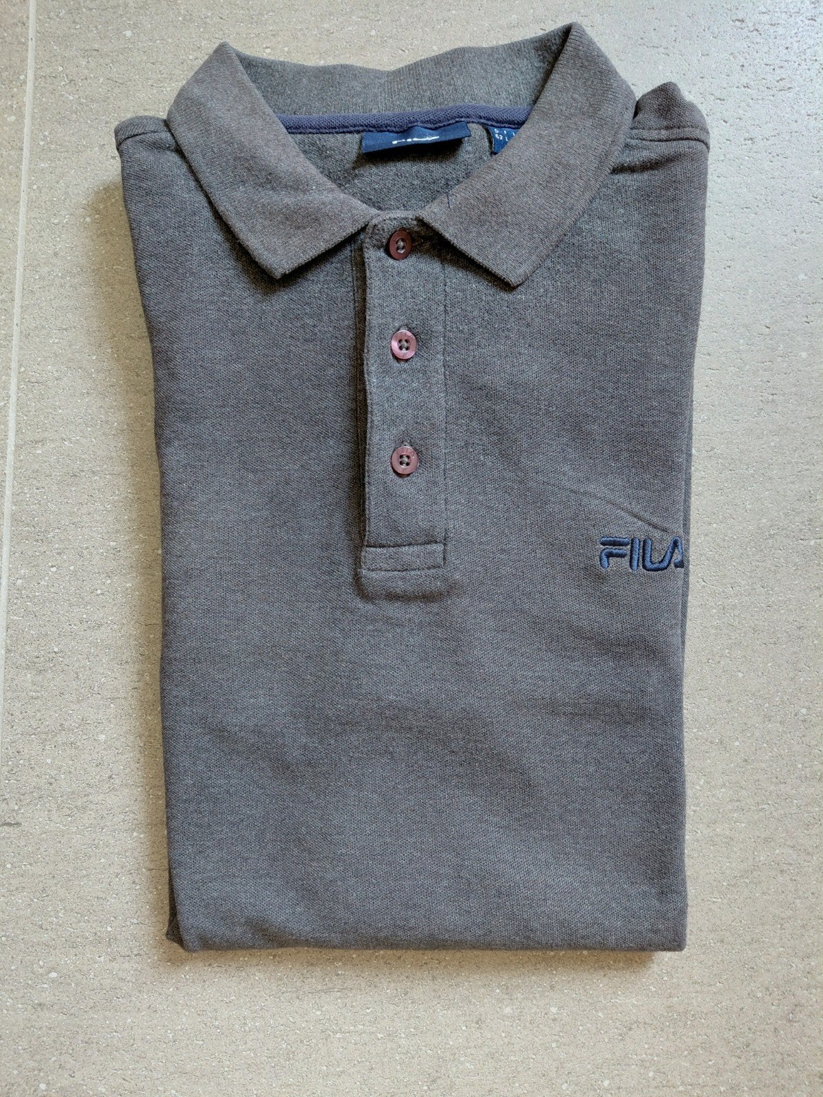 Fila grijze polo (L), Kleding | Heren, Polo's, Ophalen of Verzenden, Maat 52/54 (L)