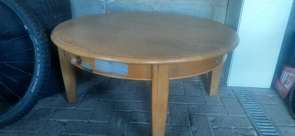 Salontafel, Ophalen, Gebruikt, 50 tot 100 cm, Rond