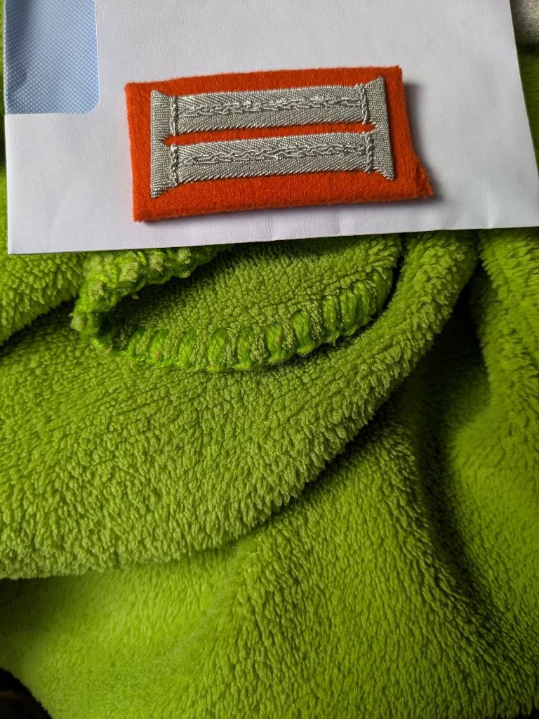 Kraagspiegel feldjager officier, Ophalen of Verzenden, Landmacht, Embleem of Badge