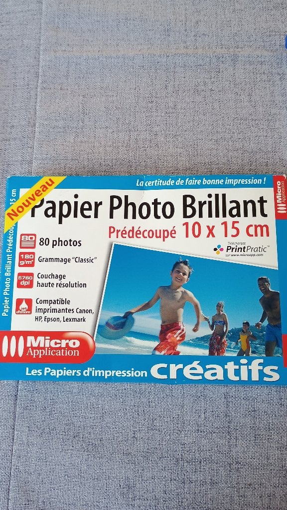 Lot de papier photo hp, Audio, Tv en Foto, Nieuw, Fotopapier, HP, Ophalen