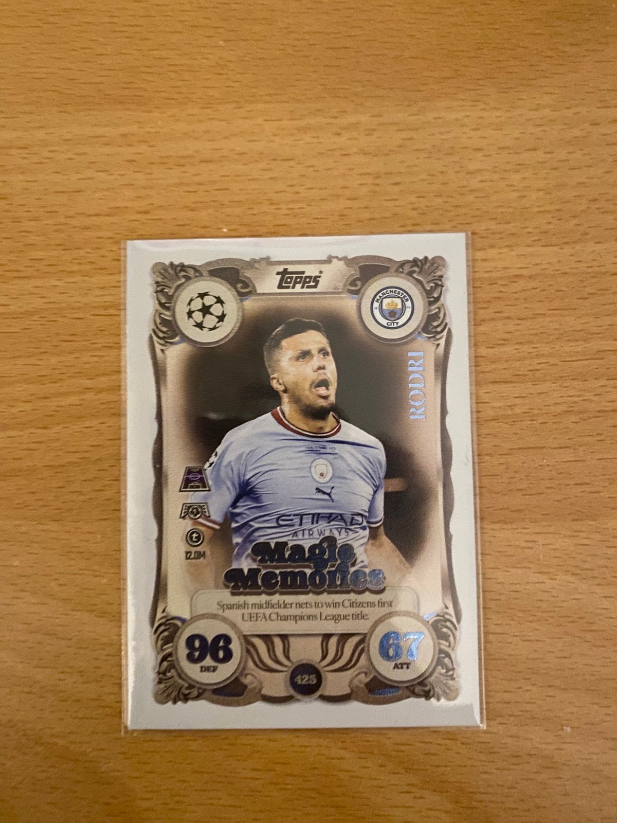Topps Match Attax 2025/2026 – Rodri (Manchester City) #425, Ophalen of Verzenden, Zo goed als nieuw