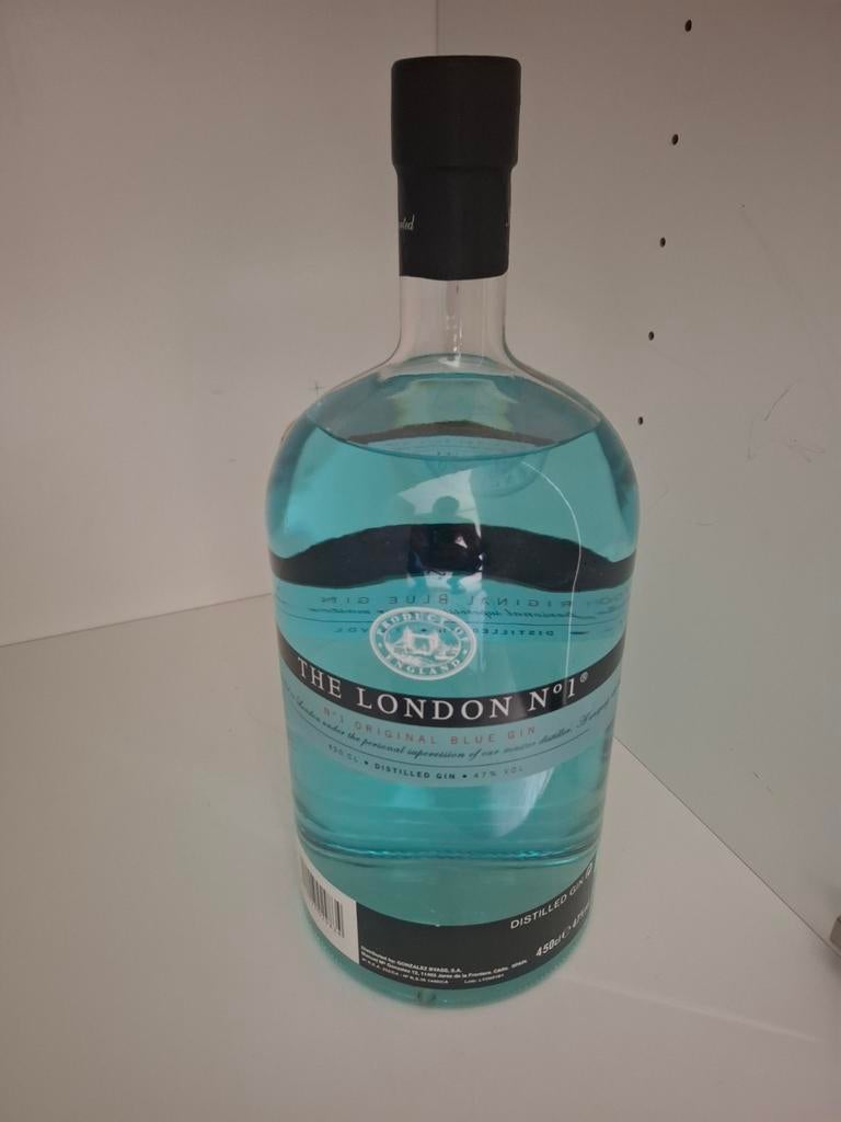4.5 liter fles london no1 gin , perfecte staat, Ophalen