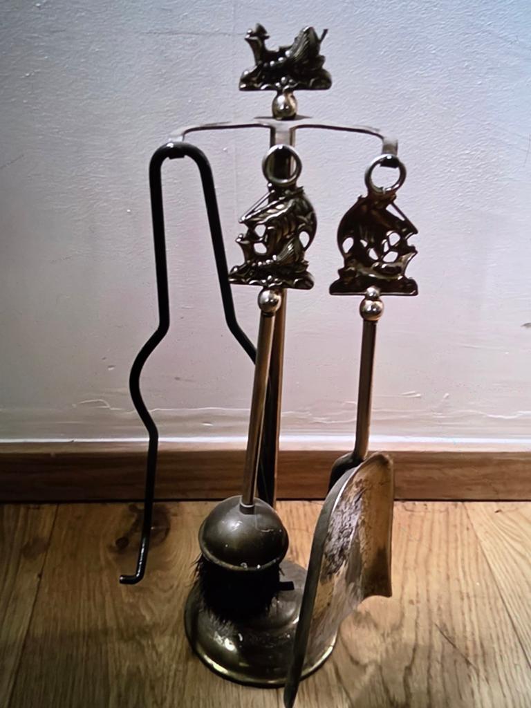 Set de cheminée ancien, Maison & Meubles, Cheminées, Enlèvement