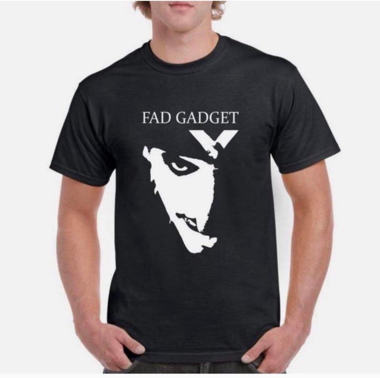 T-shirt Fad Gadget Frank Tovey pour homme NOUVELLE taille M, Enlèvement ou Envoi, Neuf, Taille 48/50 (M), Noir
