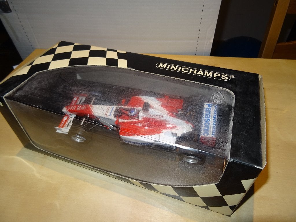 Minichamps Toyota TF103 Olivier Panis F1 1:18 100 030020, Enlèvement ou Envoi, Comme neuf, Voiture, MiniChamps