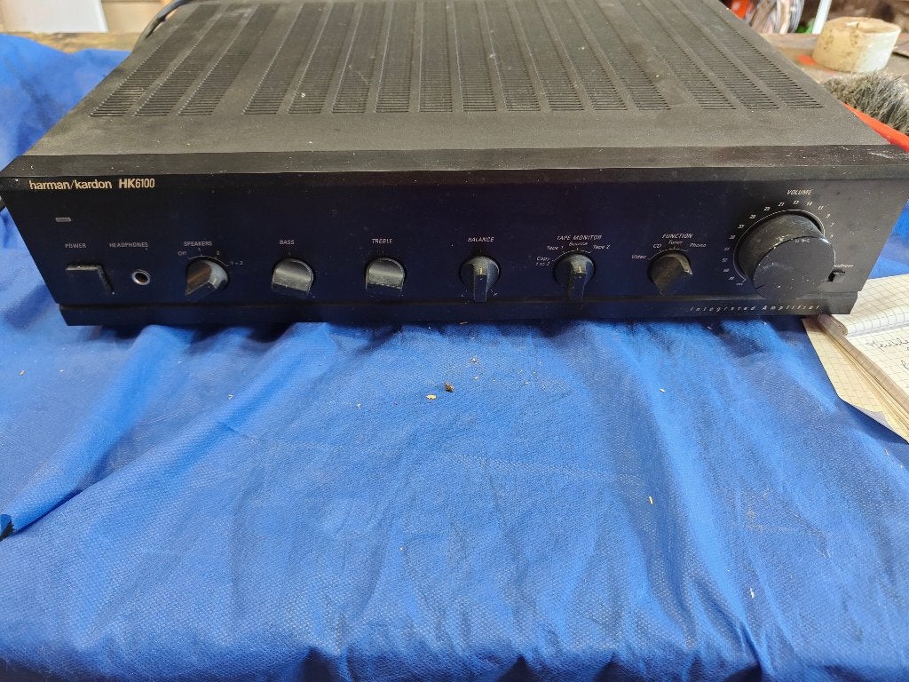 versterker, Audio, Tv en Foto, Versterkers en Ontvangers, Ophalen, Zo goed als nieuw