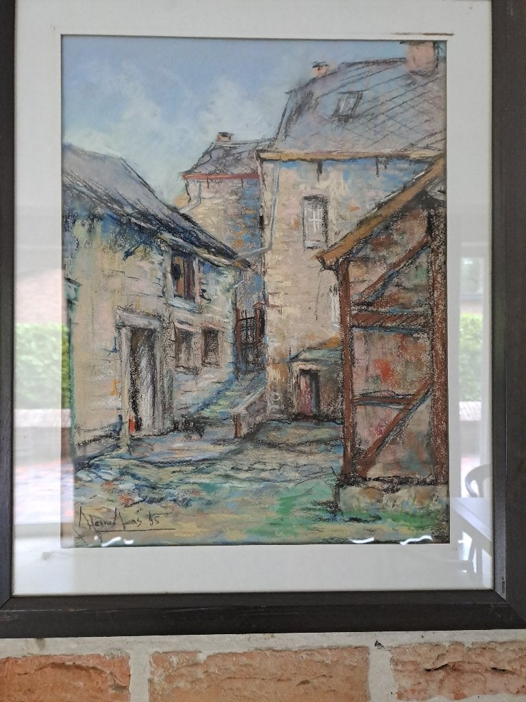 Tekening zuiders dorpje, Ophalen, Tekening