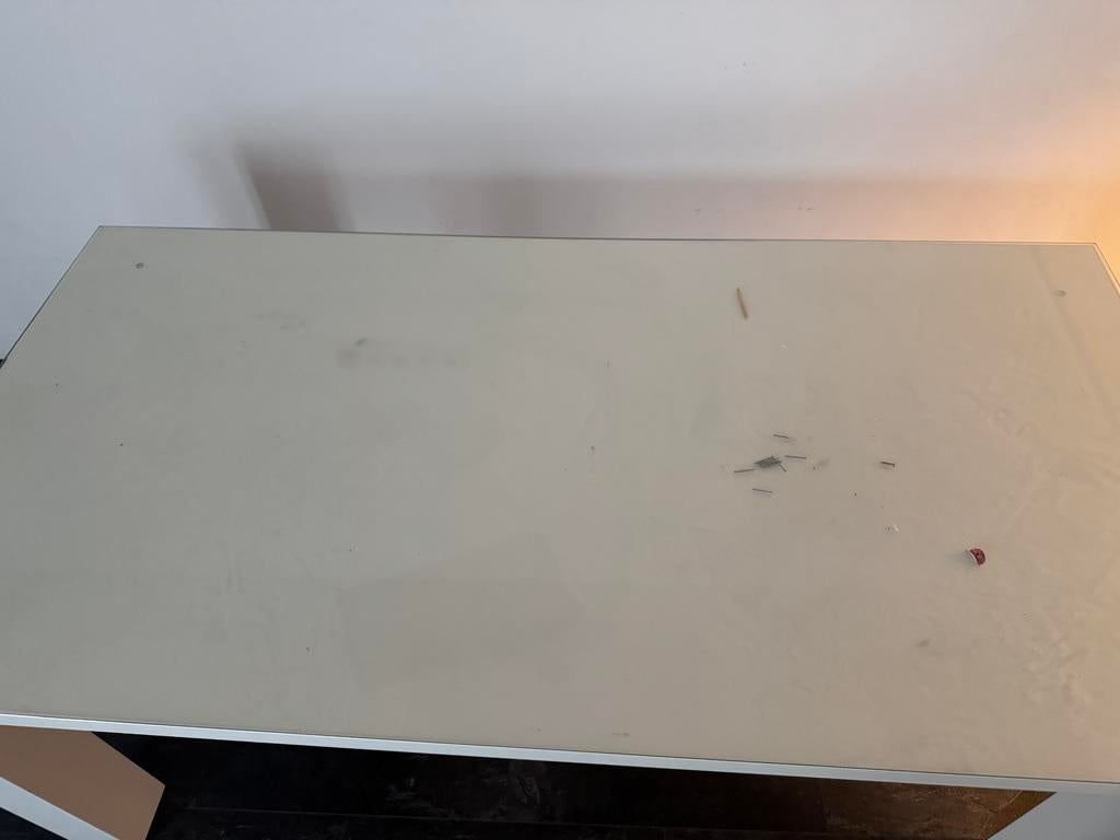 Tafel met glasplaat, Antiek en Kunst, Ophalen