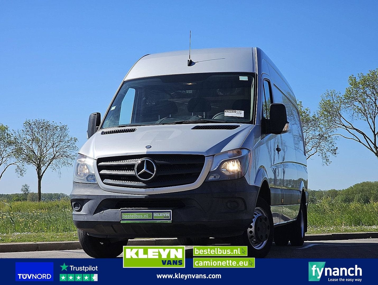 Mercedes-Benz SPRINTER 516 L2H2 Dubbellucht Airco N1 163Pk E, Autos, Argent ou Gris, Achat, Entreprise, Boîte manuelle
