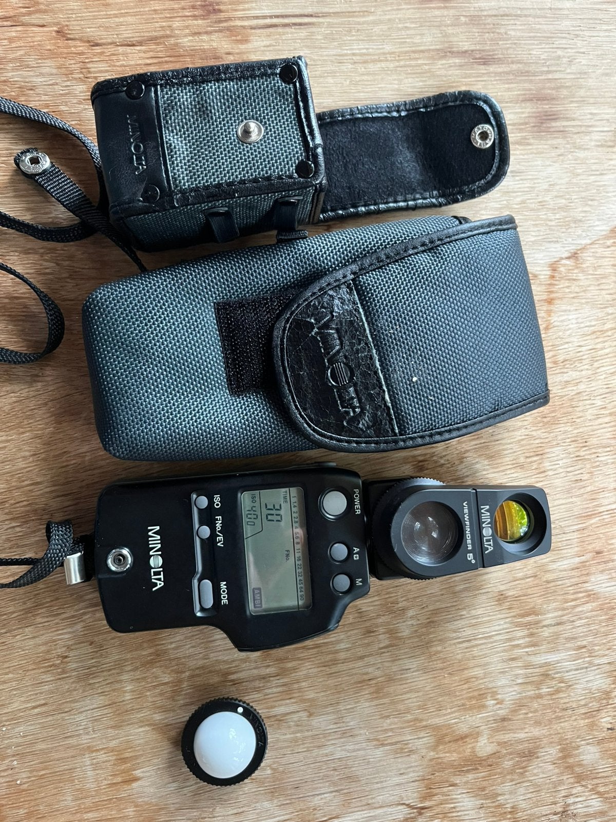 Minolta autometer IV F + viewfinder 5 degrés, TV, Hi-fi & Vidéo, Flash, Enlèvement, Comme neuf