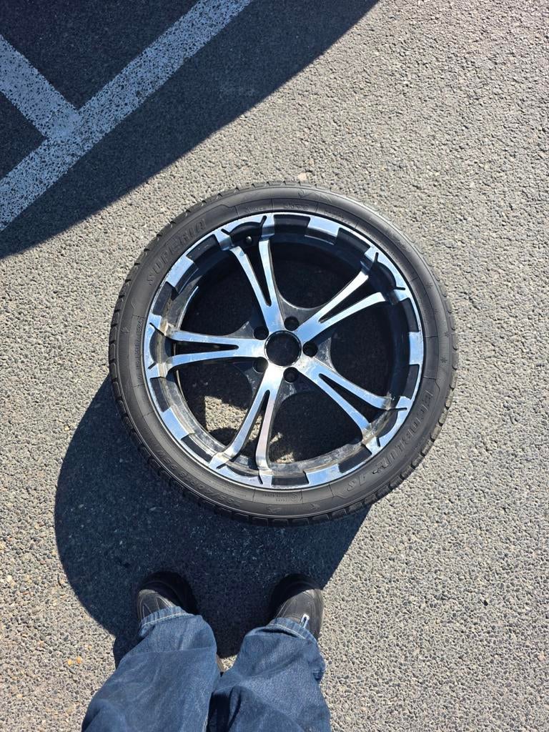 Velgen 18” 5x100 ET35 – opknapset – met banden – bieden, Auto-onderdelen, Ophalen, 18 inch, Band(en)
