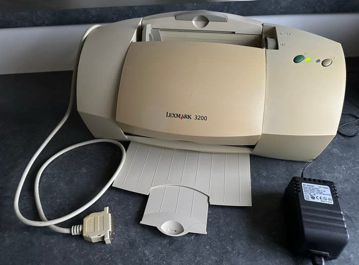 Lexmark 3200 kleuren-inkjetprinter voor vintage, Ophalen, Printer, Inkjetprinter, Kleur printen