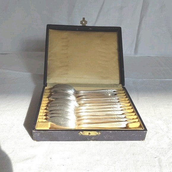 Set van 12 kleine lepels Maison Boulenger Uniplat, Ophalen of Verzenden