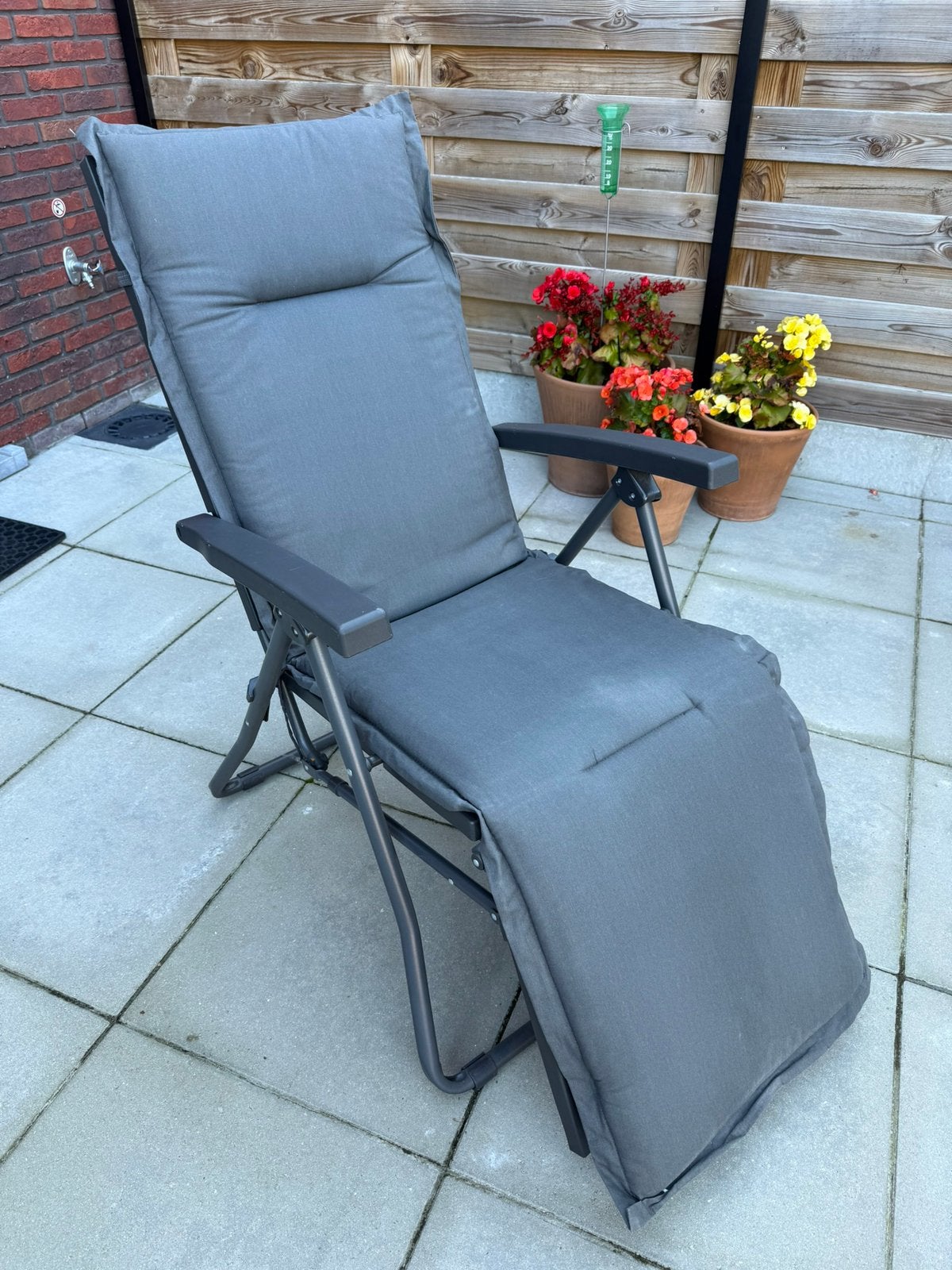 Tuinstoel ligstoel, Tuin en Terras, Ophalen, Zo goed als nieuw