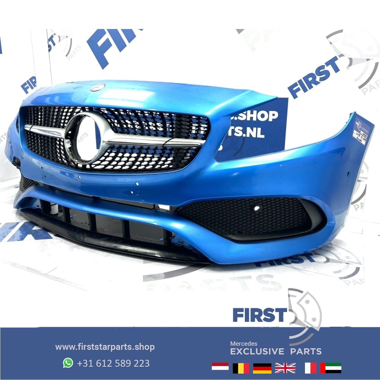 W176 BUMPER FACELIFT AMG VOORBUMPER Mercedes A Klasse 2012-2, Auto-onderdelen, Gebruikt, -, Voor, Ophalen of Verzenden