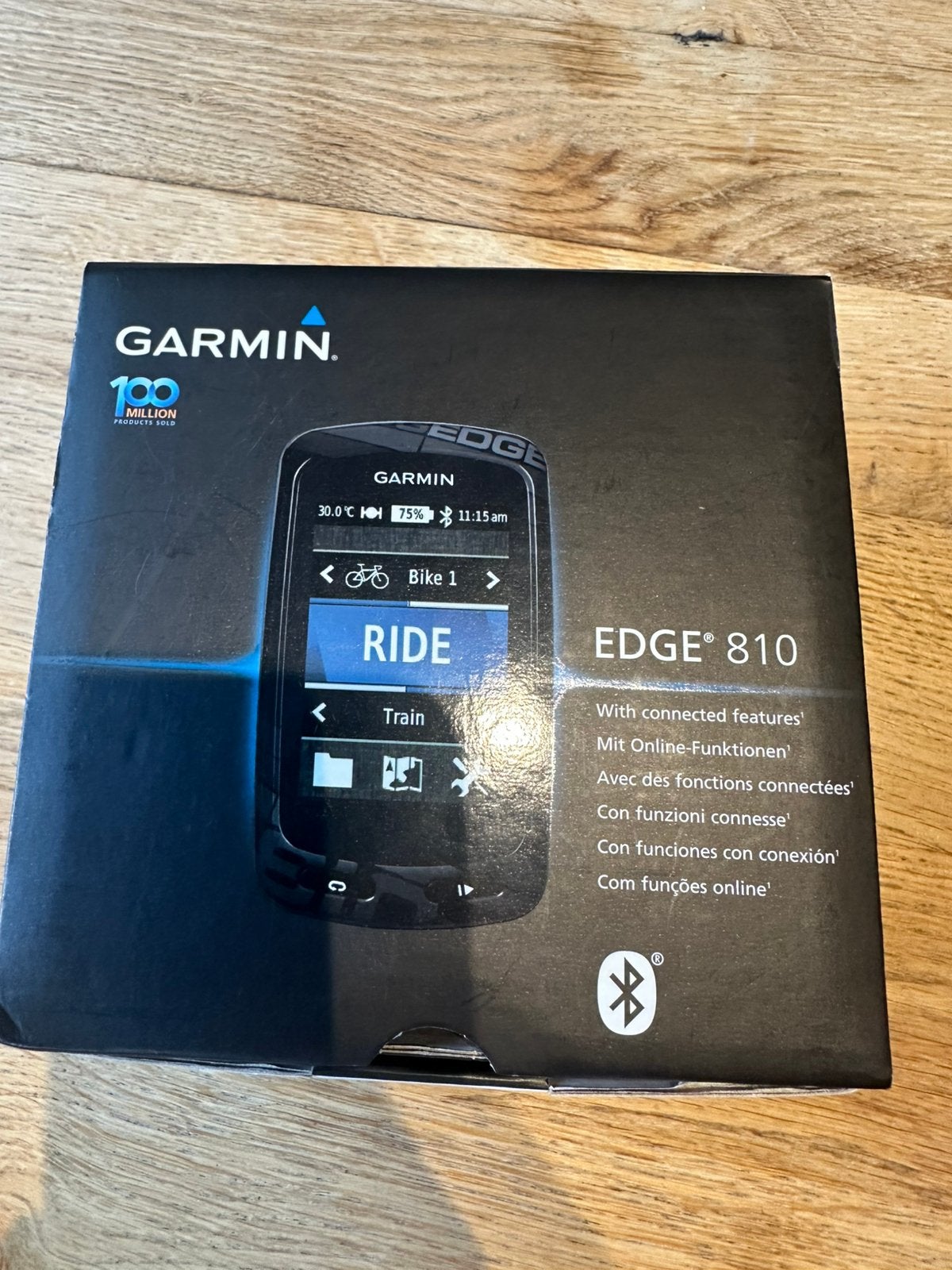 Garmin Edge 810, Ophalen, Gebruikt