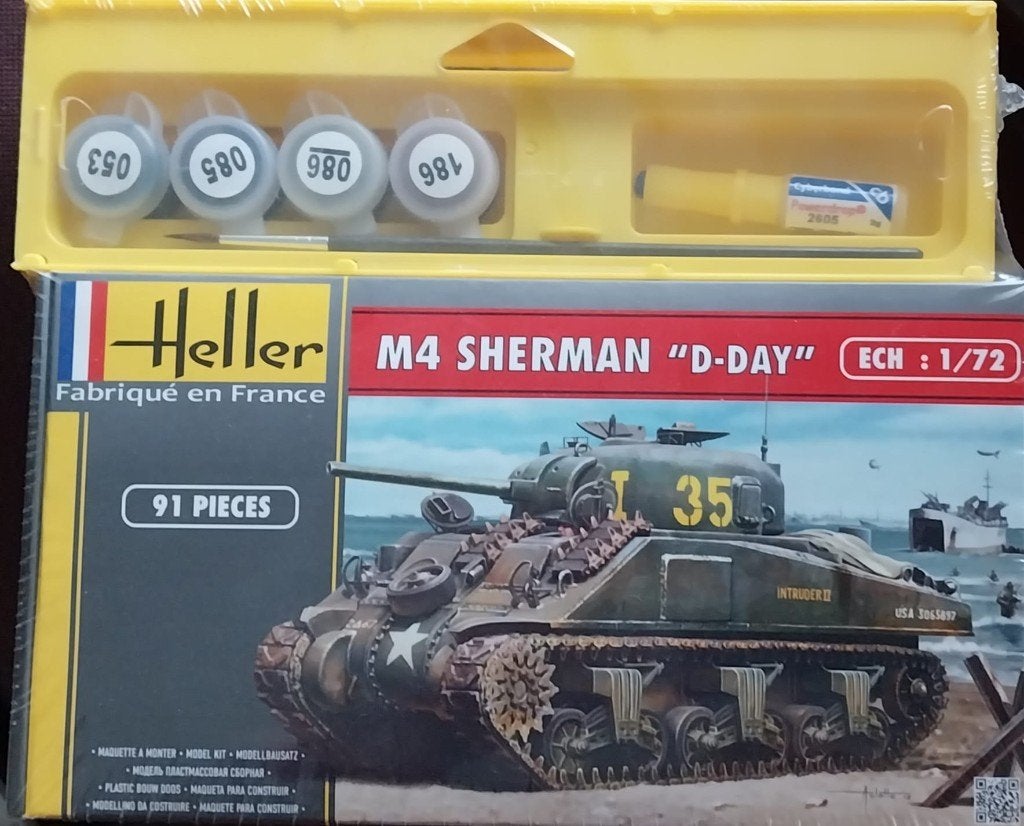 Maquette neuve M4 Sherman 1/72e, Neuf, 1:50 ou moins, Tank, Enlèvement ou Envoi