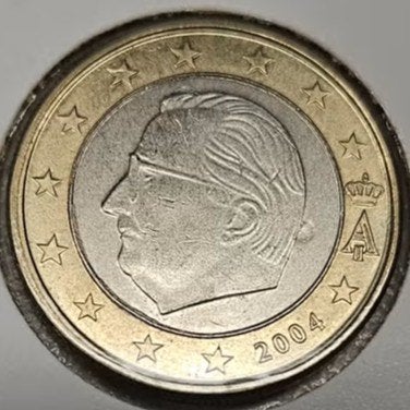 België : 1 Euro 2004 KM#230 Ref 16953, Postzegels en Munten, Ophalen of Verzenden, België, 1 euro, Losse munt