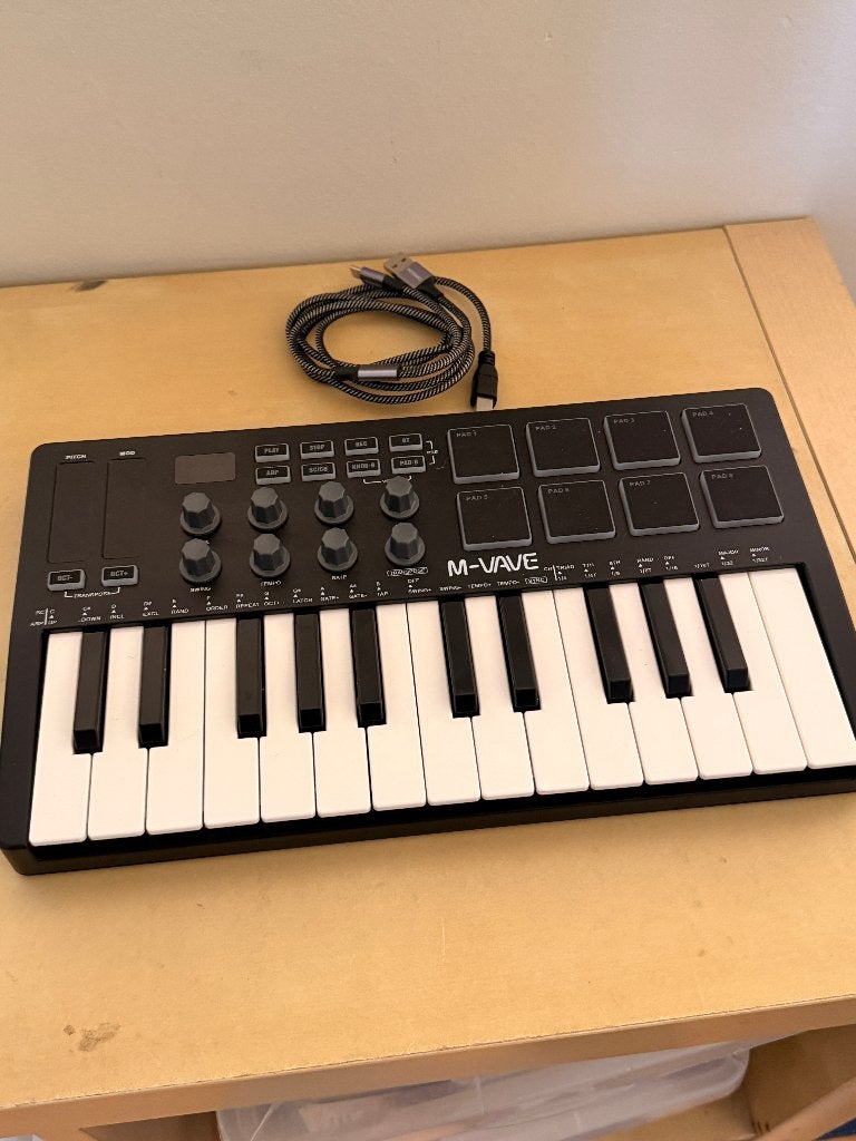 M-Vave SMK-25, Musique & Instruments, Claviers, Enlèvement ou Envoi, Utilisé
