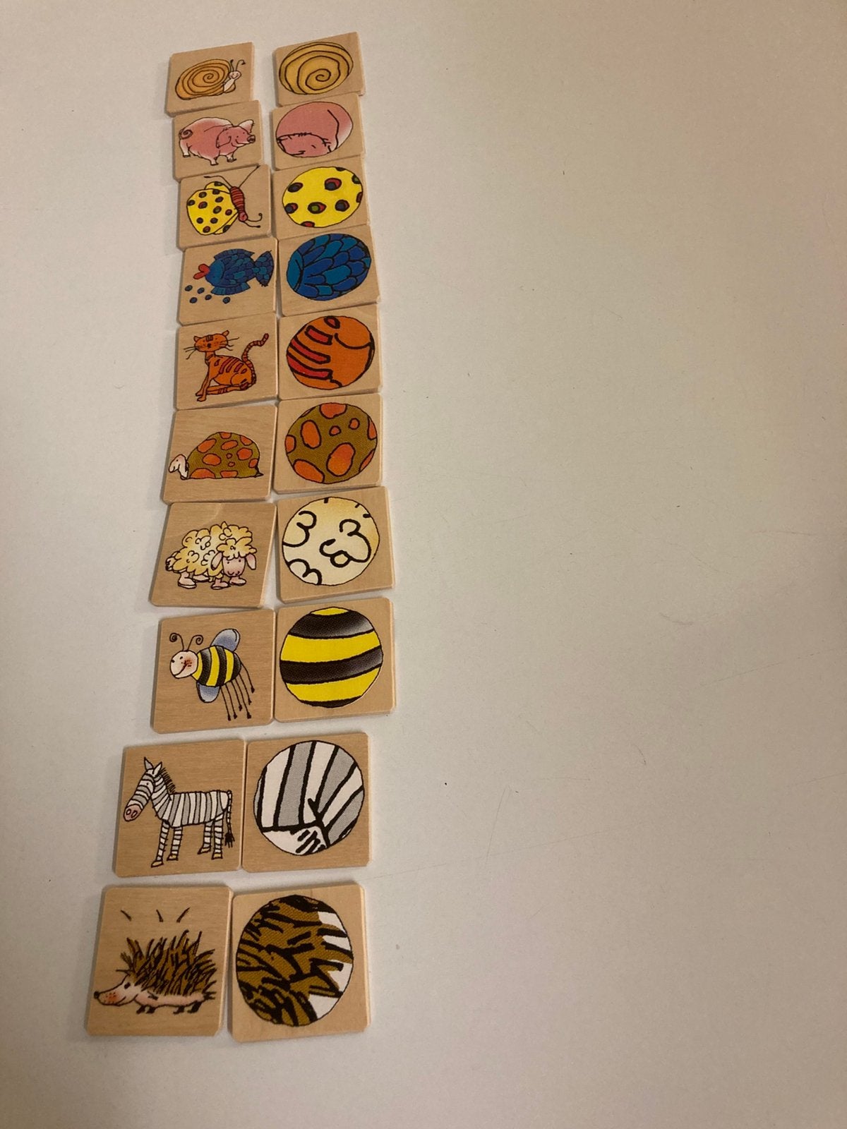 Houten memorie speeltjes, Ophalen, Zo goed als nieuw, Puzzelen