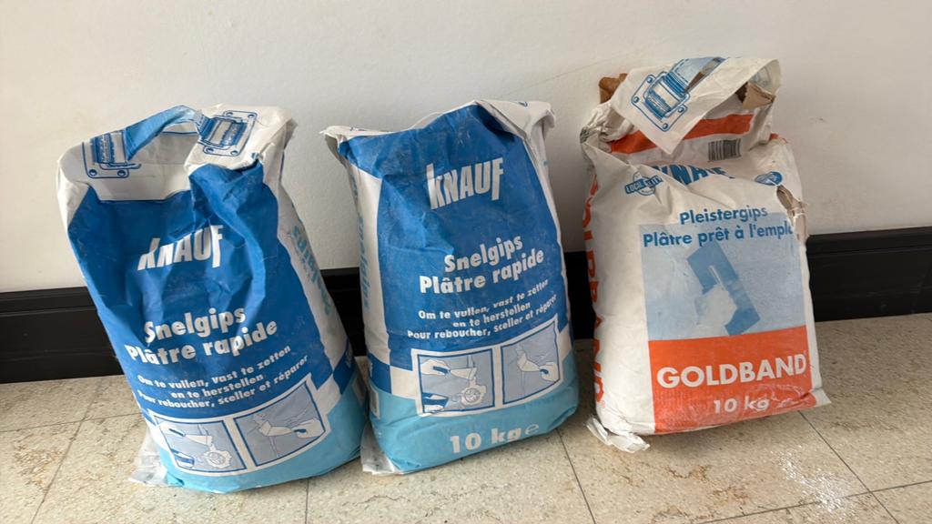 Knauf Snelgips & Kauf Goldband, Dieren en Toebehoren, Kattenbakken, Ophalen, Zo goed als nieuw