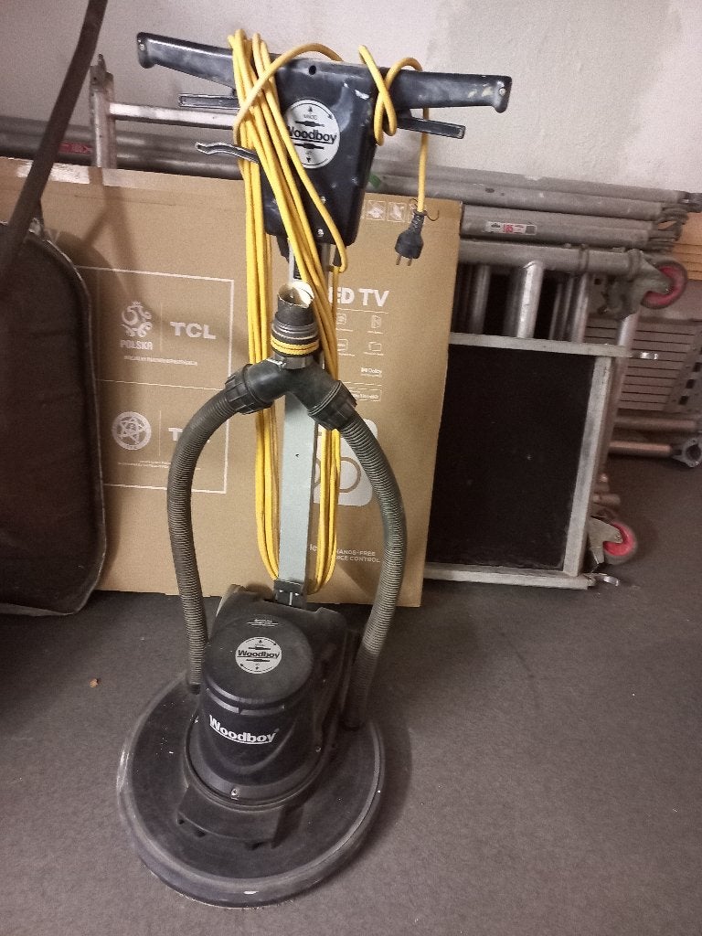 Parketschuurmachine Woodboy, Doe-het-zelf en Bouw, Ophalen, Zo goed als nieuw, 1200 watt of meer