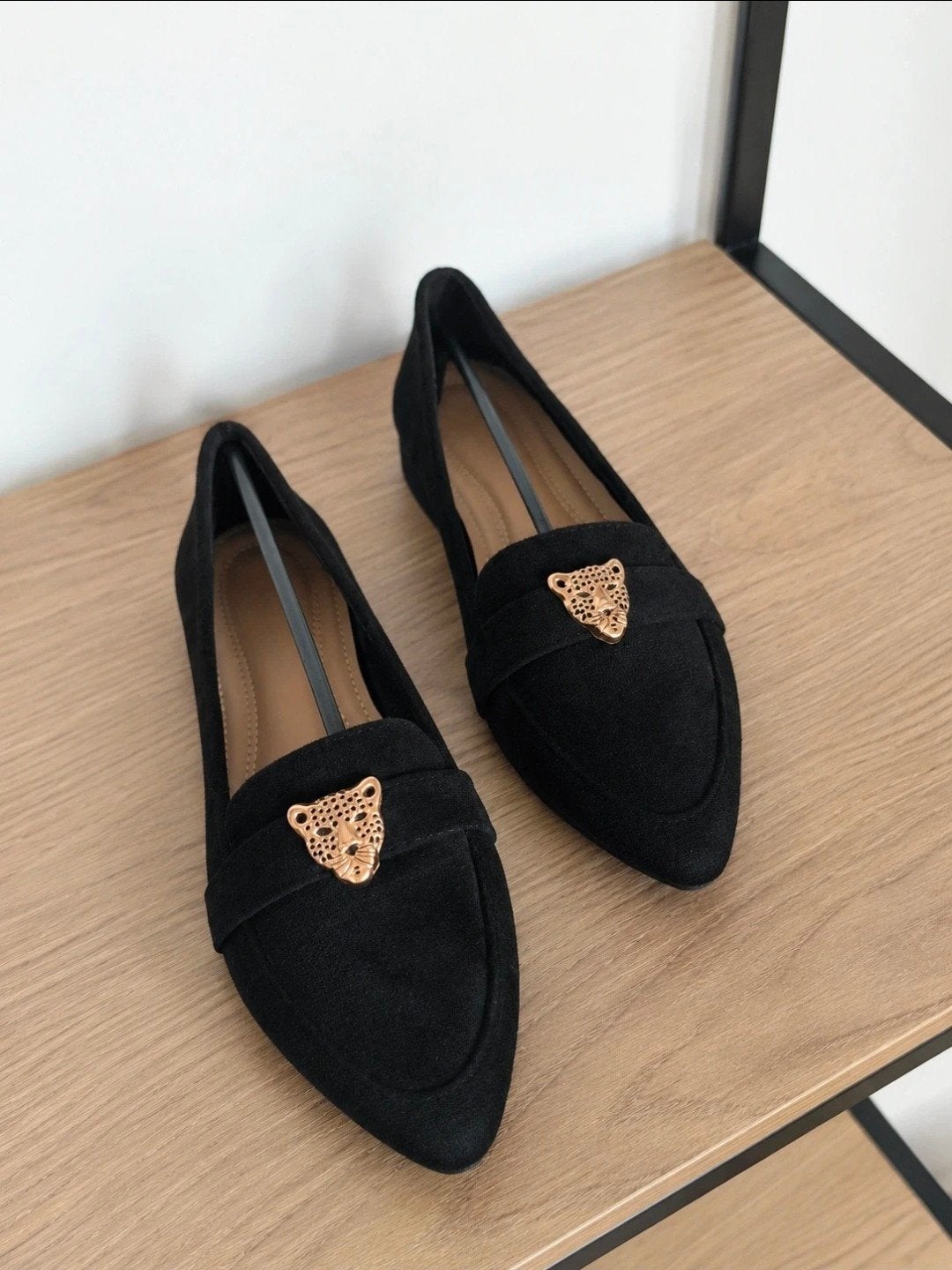 Ballerines noires en suédine, Kleding | Dames, Schoenen, Zwart, SHEIN, Ballerina's, Ophalen of Verzenden
