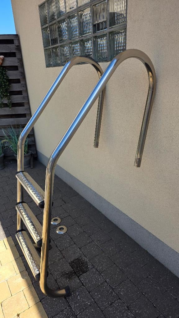 Zwembadtrap RVS, Tuin en Terras, Ophalen