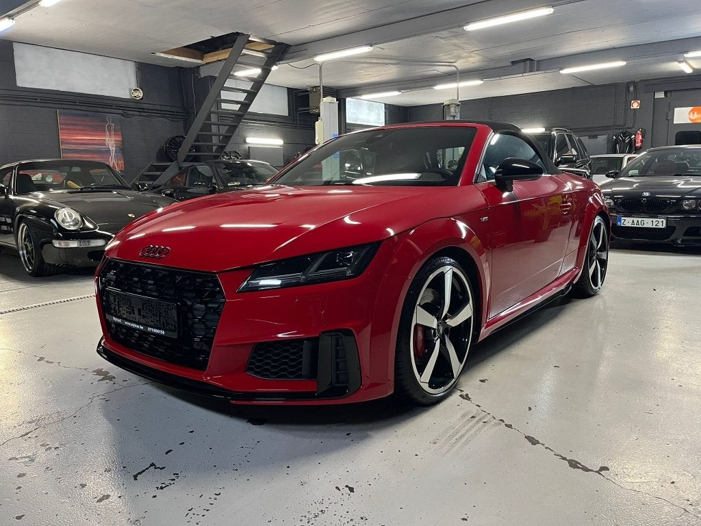 AUDI TT ROADSTER **S-LINE** CABRIO** 12 MOIS DE GARANTIE, Auto's, Automaat, Cabriolet, Leder, Bedrijf