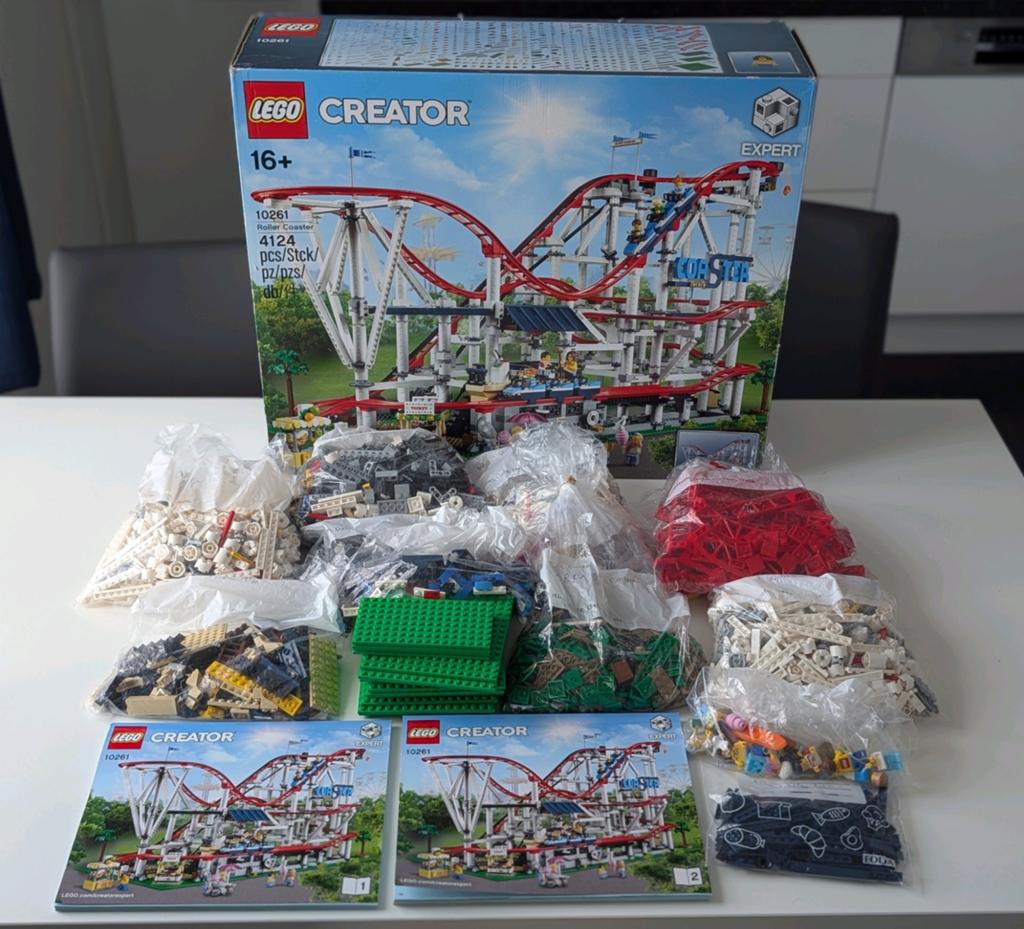 LEGO Roller Coaster 10261 – 100% compleet, Ophalen, Lego, Compleet, Creator