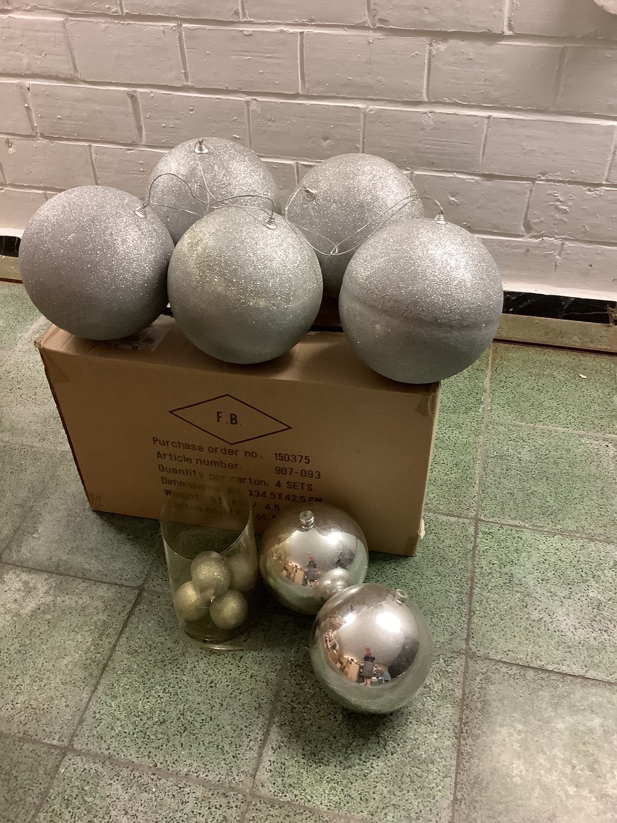 Lot kerstballen, Ophalen of Verzenden, Gebruikt