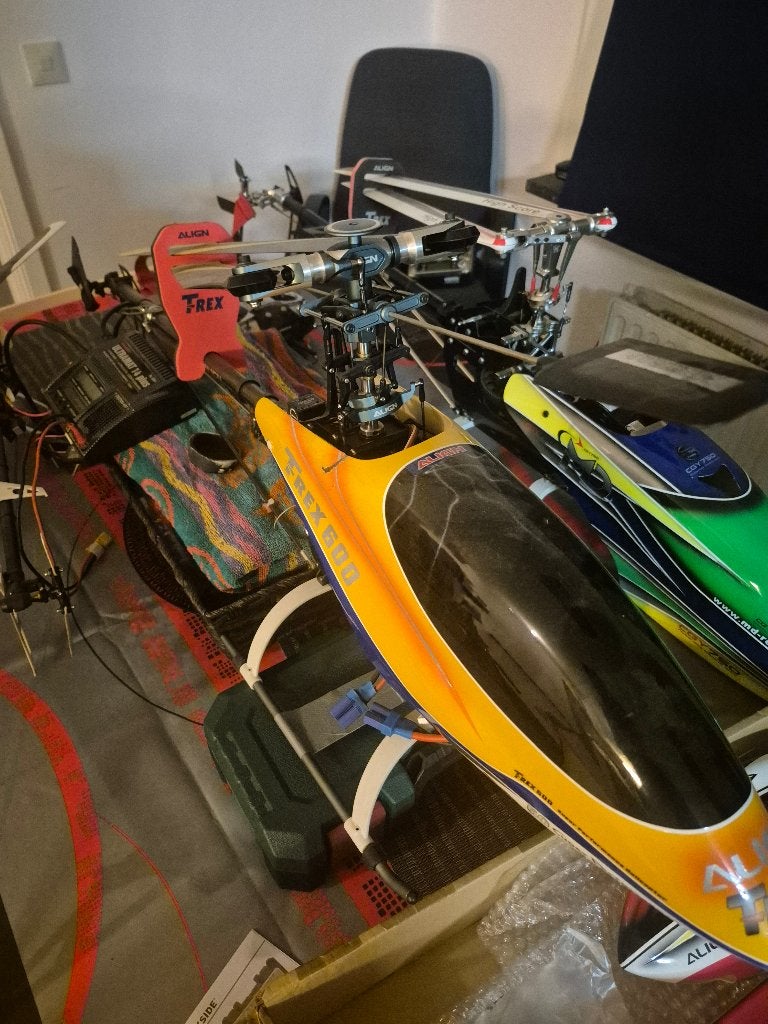 Radio gestuurde helikopters, Ophalen