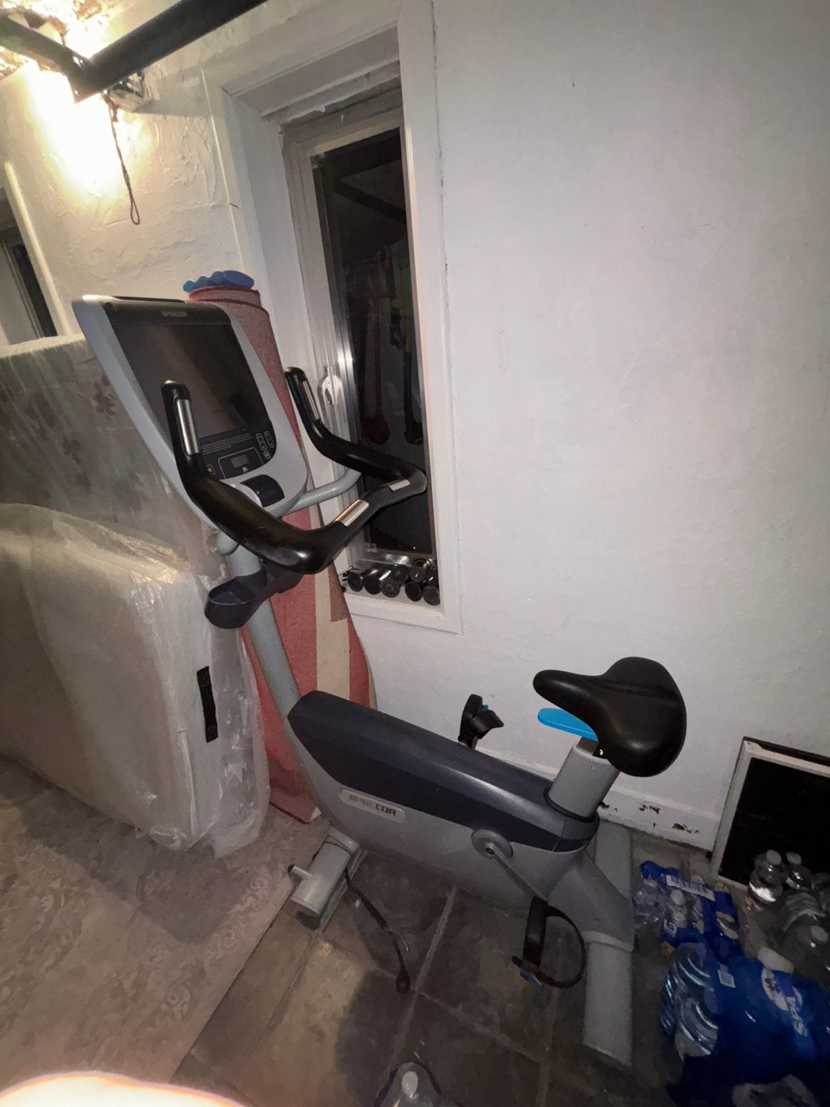 Precor UBK 885 P80 — Prix négociable, Enlèvement, Comme neuf, Vélo d'appartement