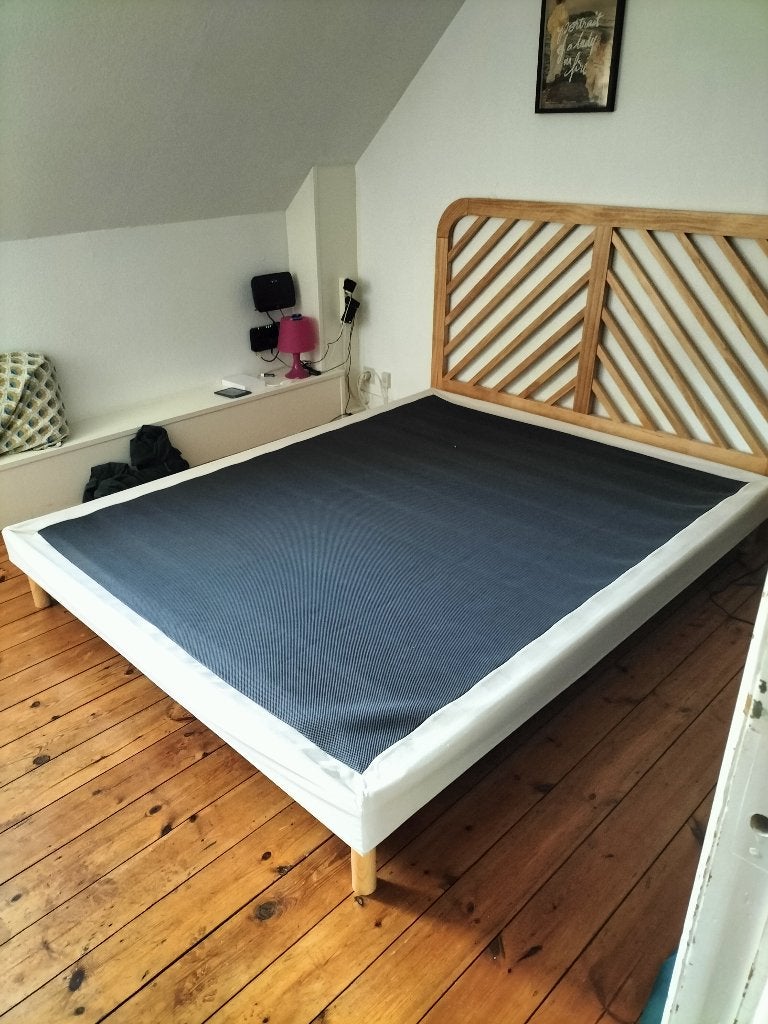 Sommier tapissier Hypnia 160x200, Maison & Meubles, Chambre à coucher | Matelas & Sommiers, Comme neuf, Enlèvement, Sommier, 200 cm