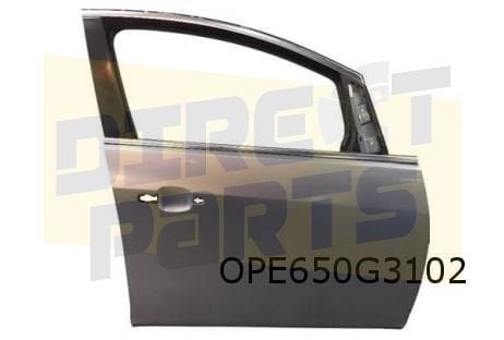 Opel Astra J (12/09-10/15)  Voorportier Rechts (te spuiten), Neuf, -, Opel, Porte